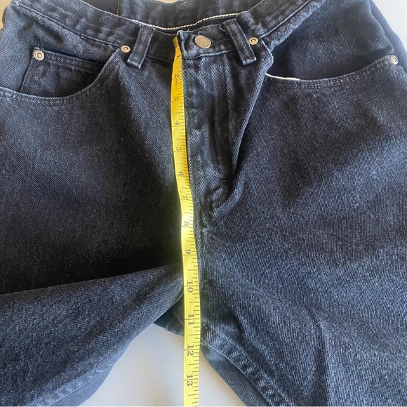 Vintage Wrangler Black Relaxed Fit High-Rise Mom Jeans 30 x 32 - Picture 9 of 10